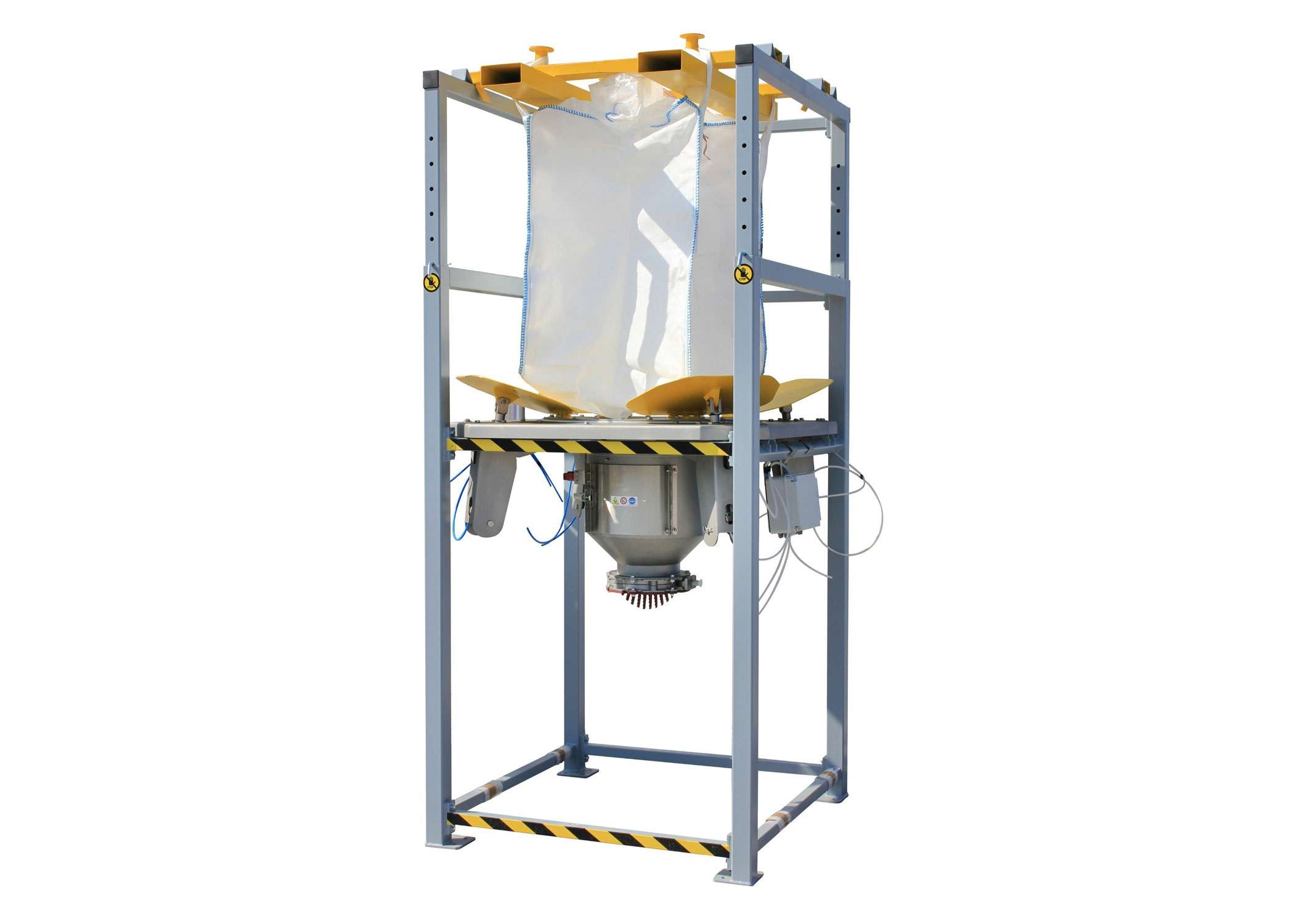 Jumbo Bag Unloading Machine Manufacturers in Goa - Makhine Conveyors